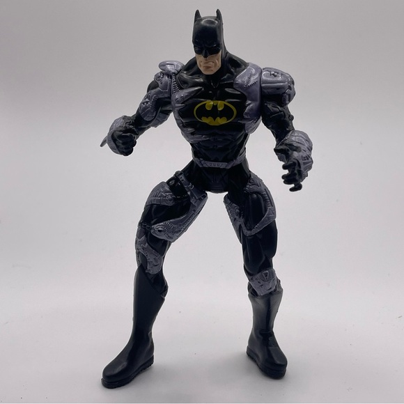 Batman Action Figure - Black and Gray DC Comics. I am Batman.  1996. Vintage. - Picture 1 of 7